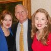 Carrie and Stacie with Lt. General William Boykin, a man who has played a role in almost every recent major American military operation